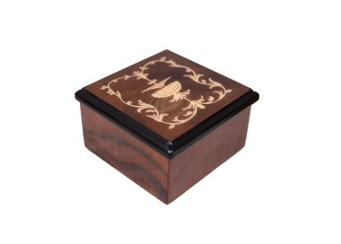 Inlaid Arabesque Wood Box