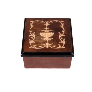 Inlaid Arabesque Wood Box