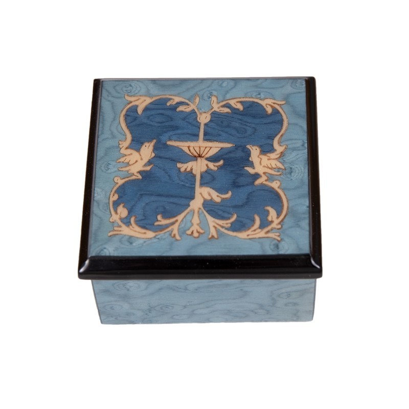 Inlaid Arabesque Wood Box