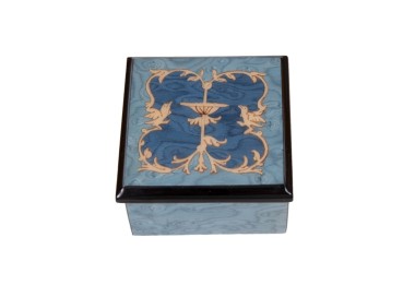 Inlaid Arabesque Wood Box