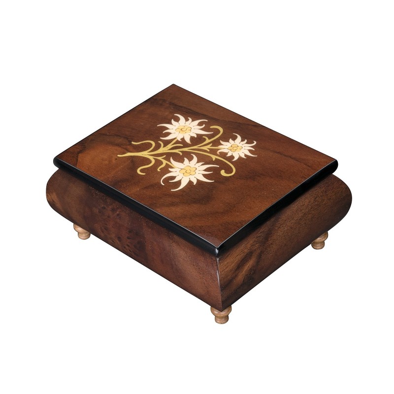 Inlaid Music Box 415 Edelweiss