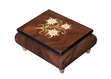 Inlaid Music Box 415 Edelweiss