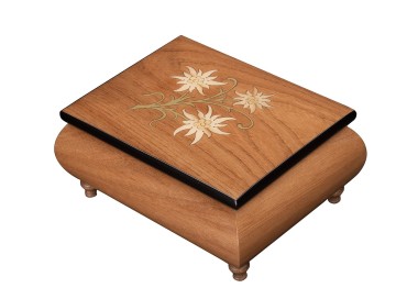 Inlaid Music Box 415 Edelweiss