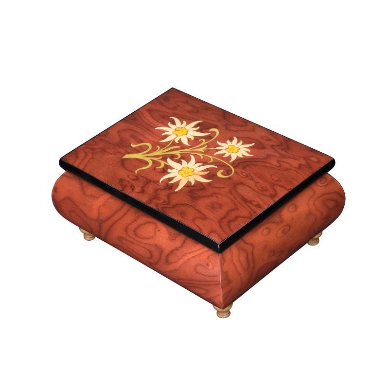 Inlaid Music Box 415 Edelweiss