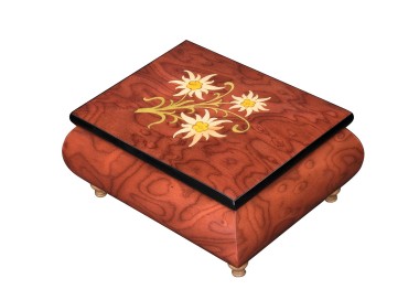 Inlaid Music Box 415 Edelweiss