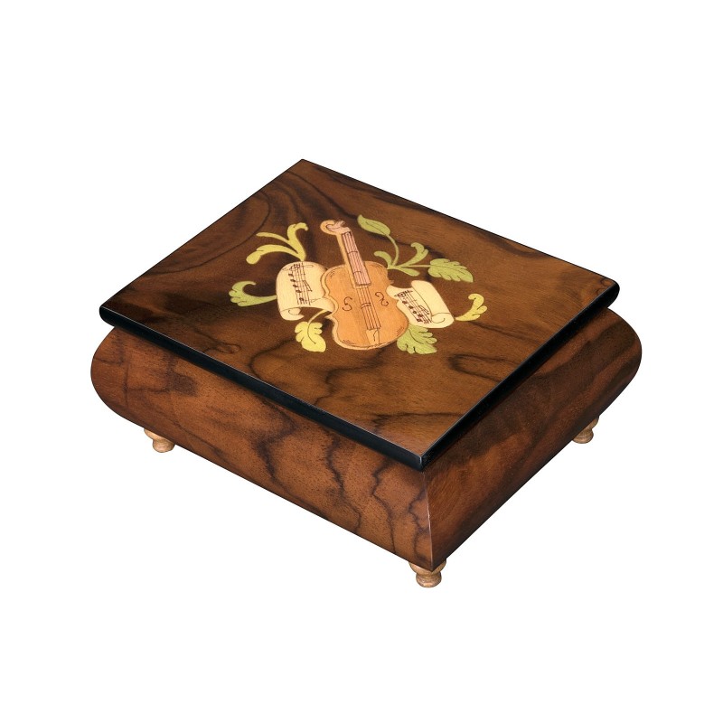 Inlaid Music Box 415 Violin