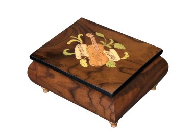 Inlaid Music Box 415 Violin